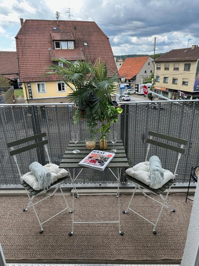 Stilvolles Und Modernes Appartement Mit Sonnigem Balkon In Flughafen- Und Messenaehe 31 Leinfelden-Echterdingen Exterior foto
